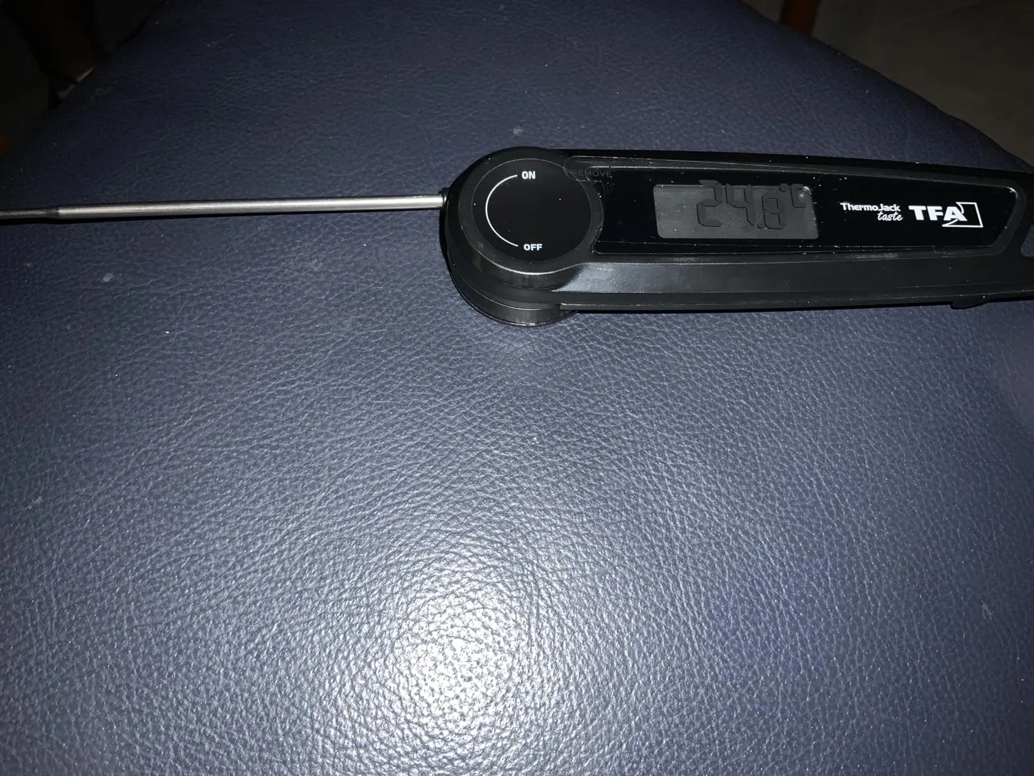 TFA Dostmann Thermo Jack Taste 30.2035 Fleischthermometer schwarz ±0,5°C