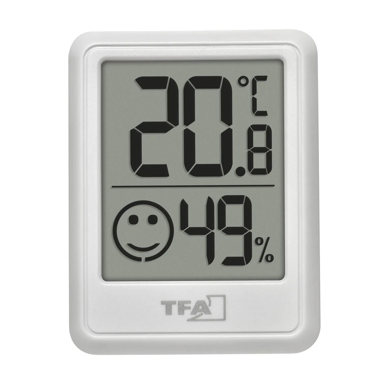 TFA Dostmann 30.5060 Mini Thermo-Hygrometer 3er Set weiß