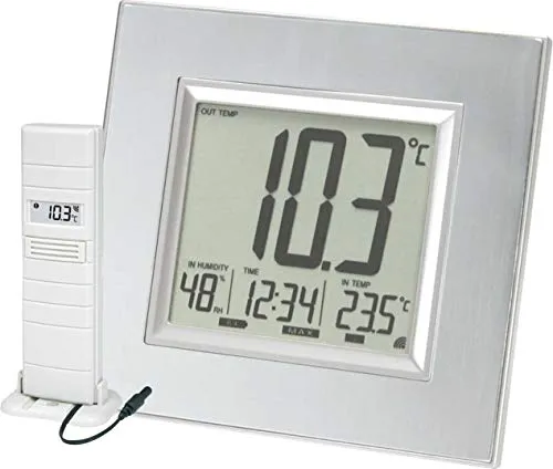 Technoline WS 8301-IT Wetterstation Kabelsonde Uhr
