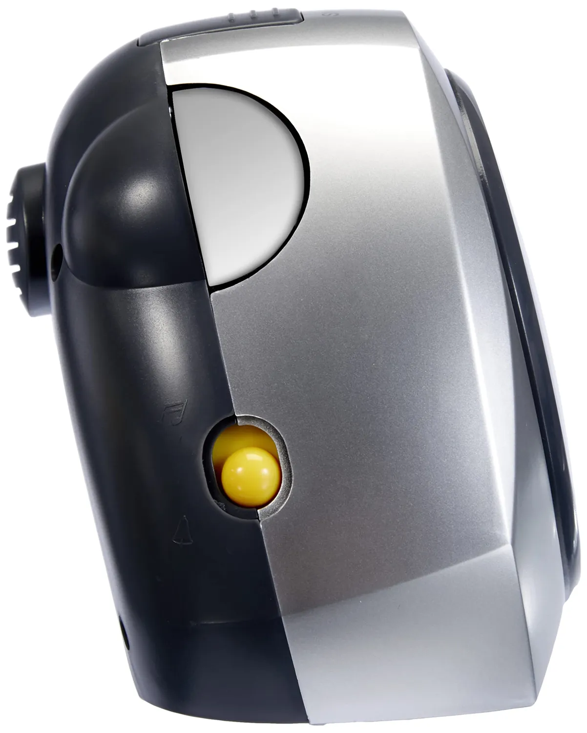 Technoline XXL Quarz-Wecker silber mit Schlummerfunktion