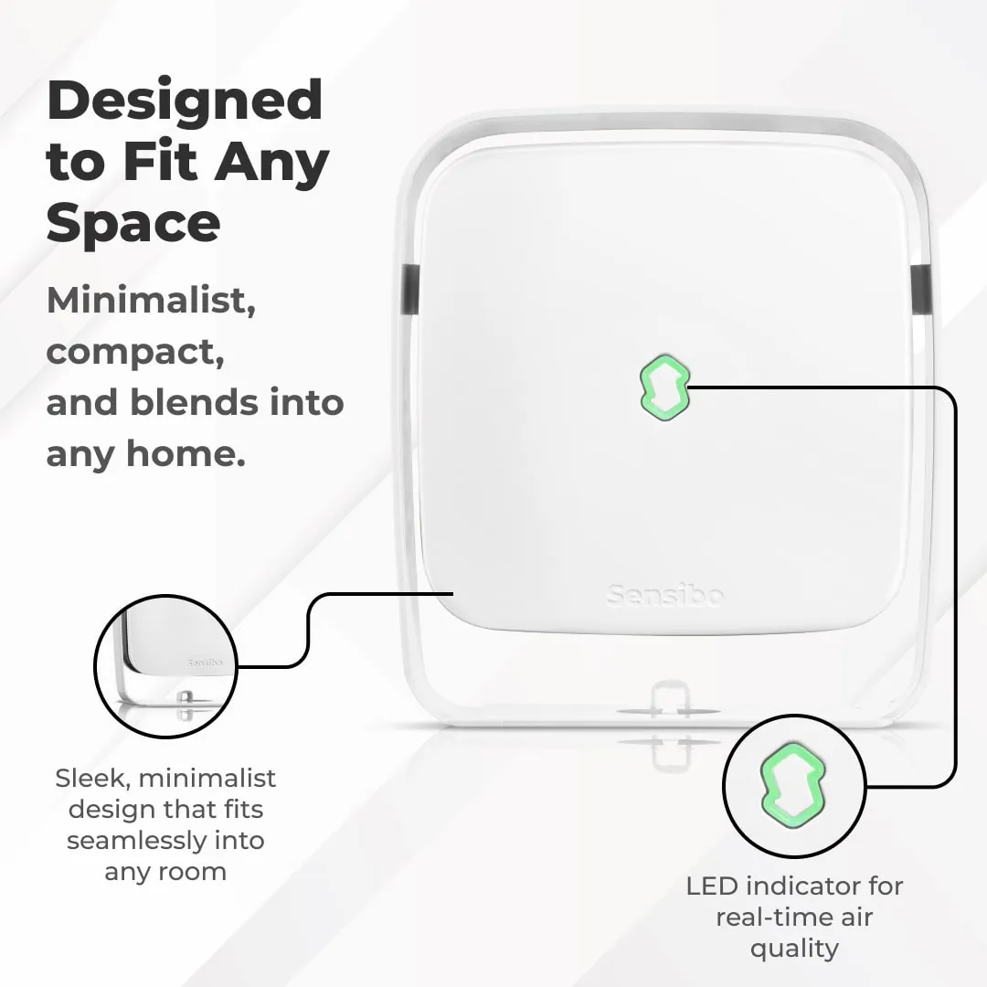 Sensibo Elements Luftqualitätsmonitor Single Kit CO2 Feinstaub