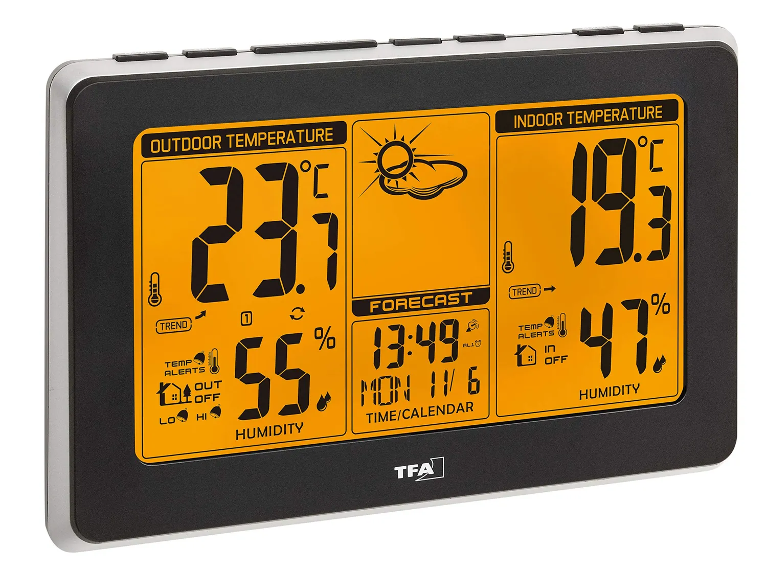 TFA Dostmann Mondo 35.1151.01 Funkwetterstation Bundle Batterien