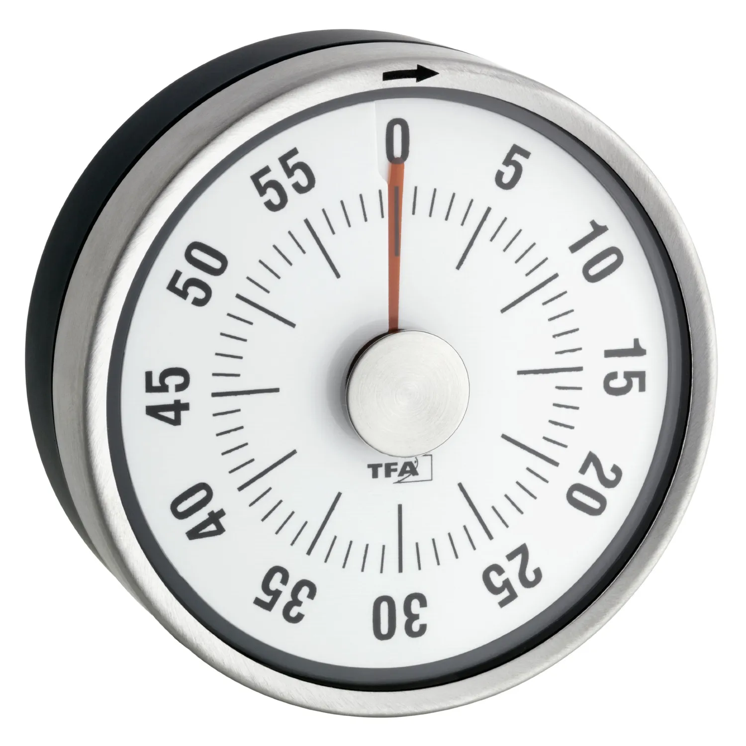 TFA Dostmann Puck 38.1028.10 Küchentimer mechanisch grau