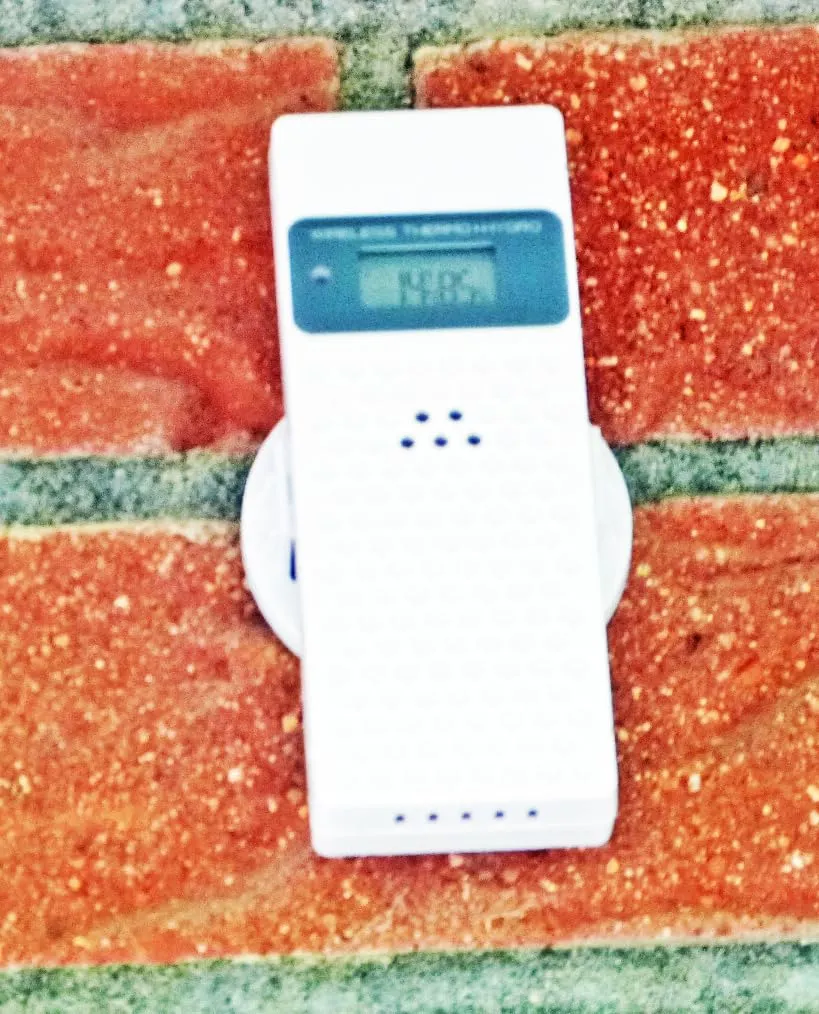 TFA Dostmann 30.3245.02 Thermo-Hygro-Sender weiß Display