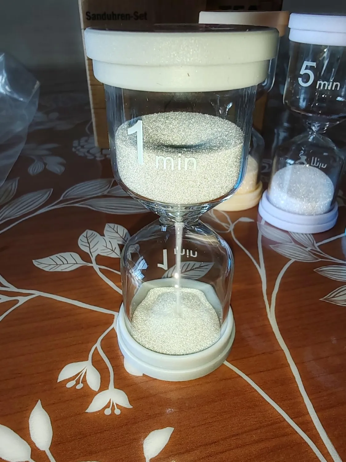 TFA Dostmann 18.6012.30 Sanduhr-Set 6-teilig bunt Glas