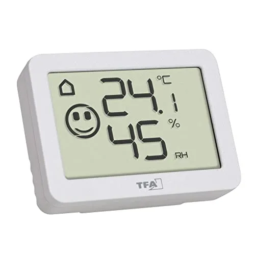 TFA Dostmann Mini Thermo-Hygrometer Schwarz digital Komfort