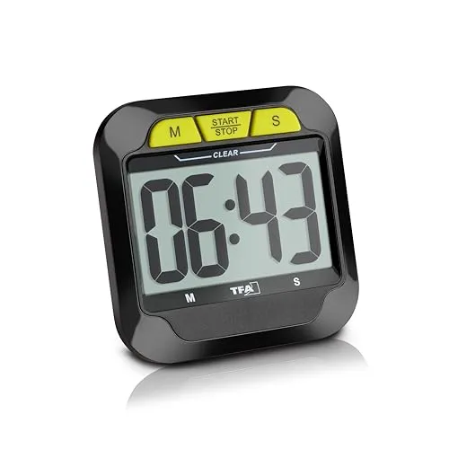 TFA Dostmann 38.2054.01 Kurzzeitwecker Schwarz 99 Minuten