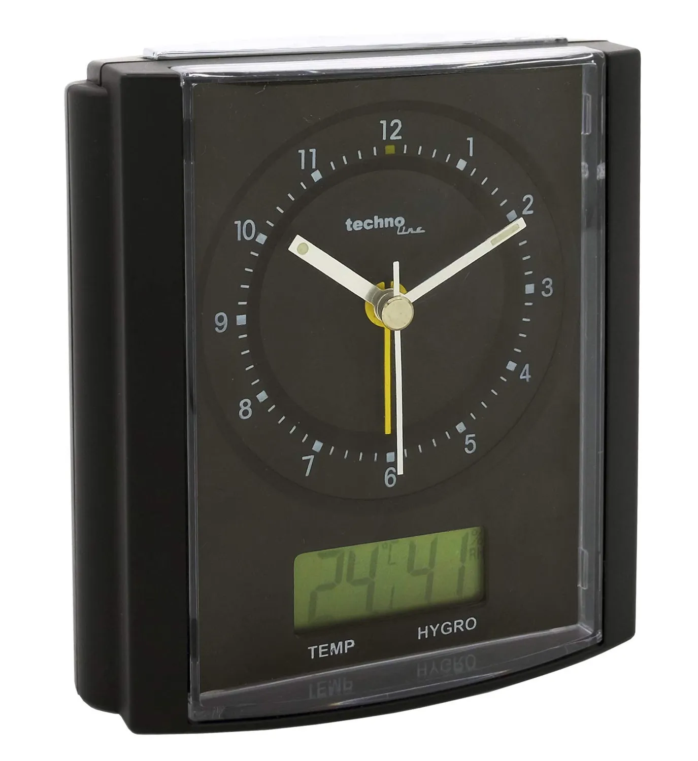 Technoline WT 770 Premium-Funkwecker mattschwarz-chrom