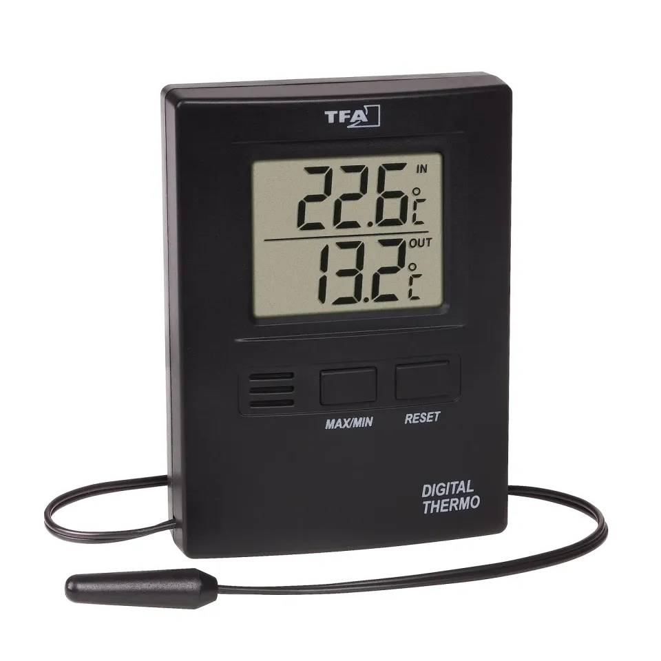 TFA Dostmann 30.1012.01 Thermometer digital Kabelfühler