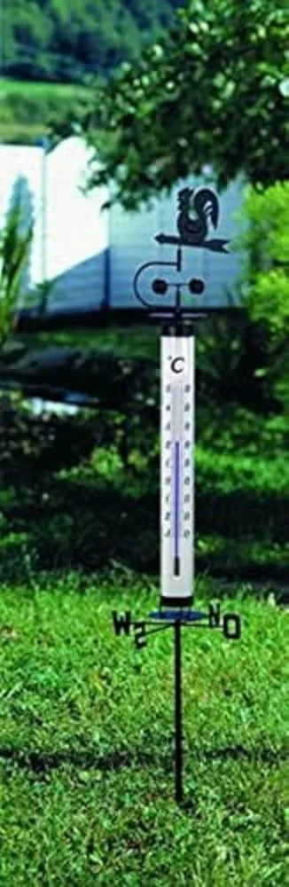 TFA Dostmann 12.2035 Gartenthermometer mit Wetterhahn