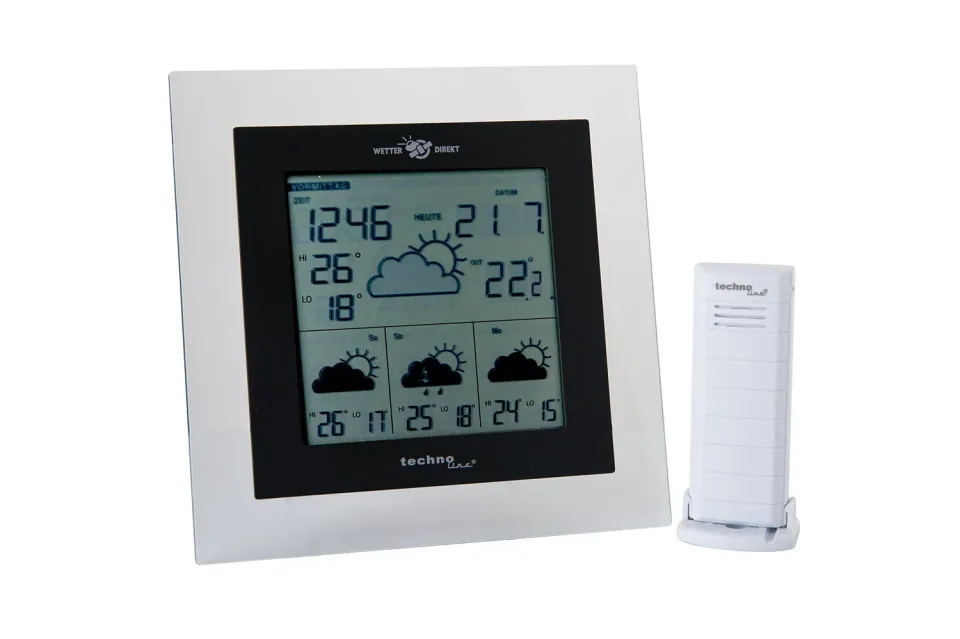 Technoline WD4017 Wetterstation WetterDirekt schwarz-weiß