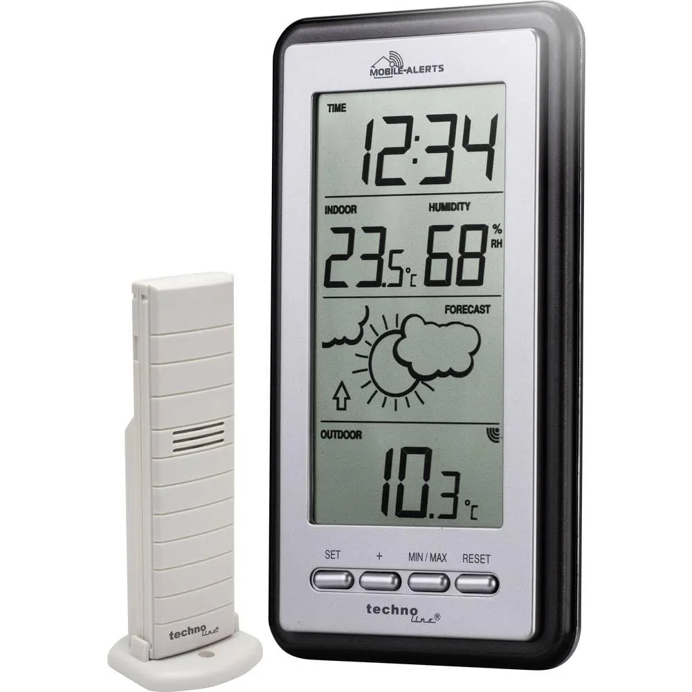 Technoline WS 9130 Funk-Wetterstation schwarz Vorhersage