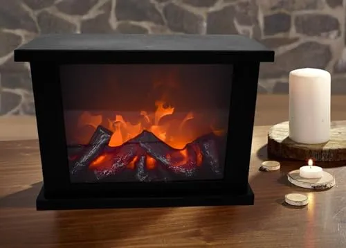 Technoline T9800 LED-Kamin mit Flammeneffekt