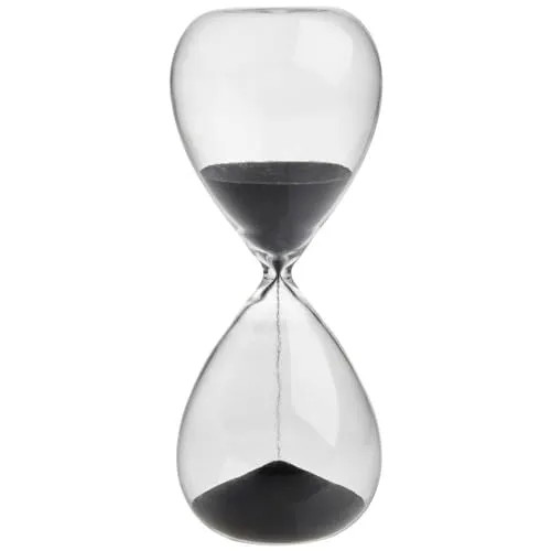 TFA Dostmann 18.6009 Sanduhr 15 Minuten Gold aus Glas