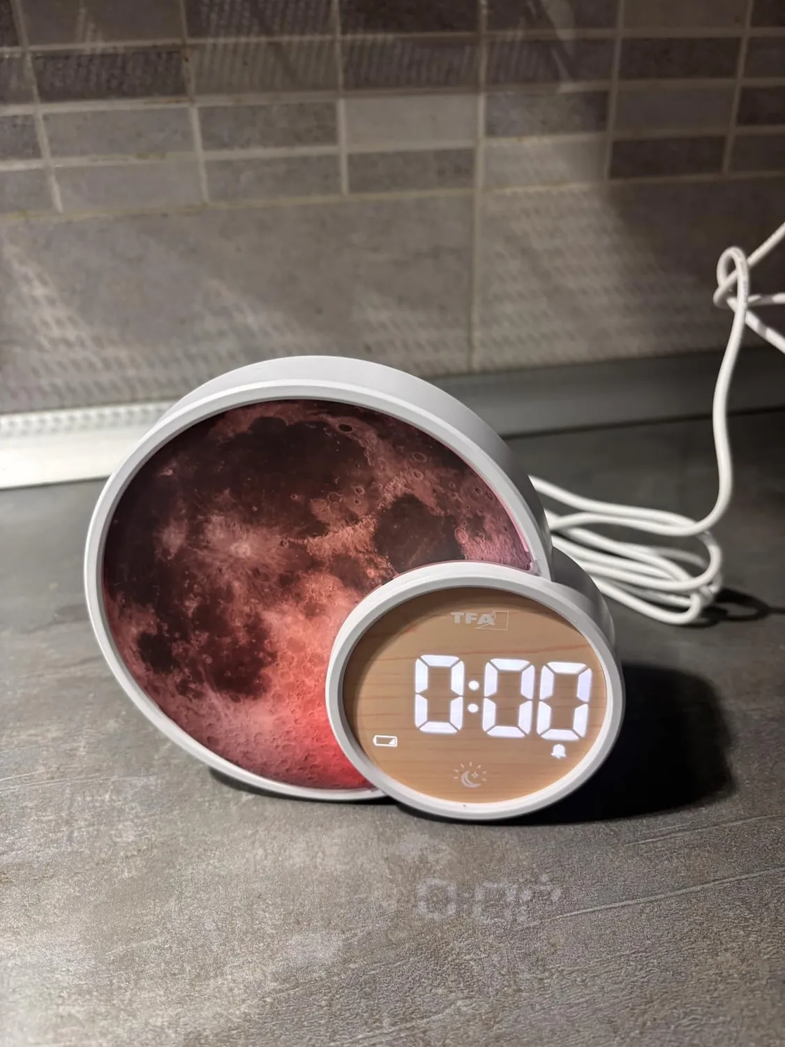TFA Dostmann Soluna Mini 60.2050 Lichtwecker weiß Sonnenaufgang