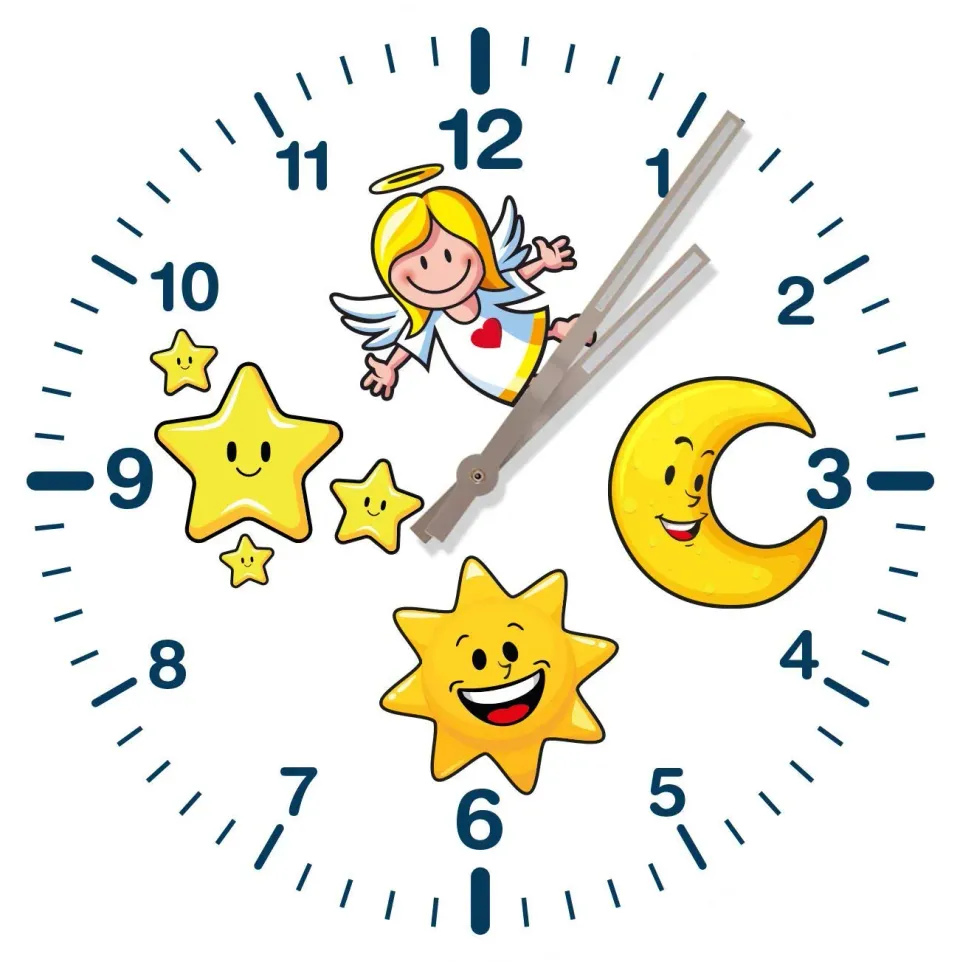 Technoline Clupy WT7160 Kinderwanduhr 30 cm nachtleuchtend