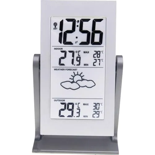 Technoline WS 9135 Wetterstation weiß-silber Funk