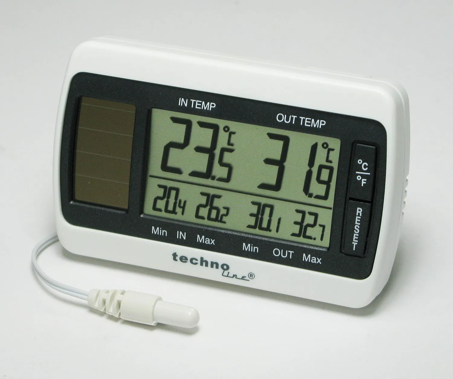 Technoline WS 7008 Thermometer Solar Kabelsonde