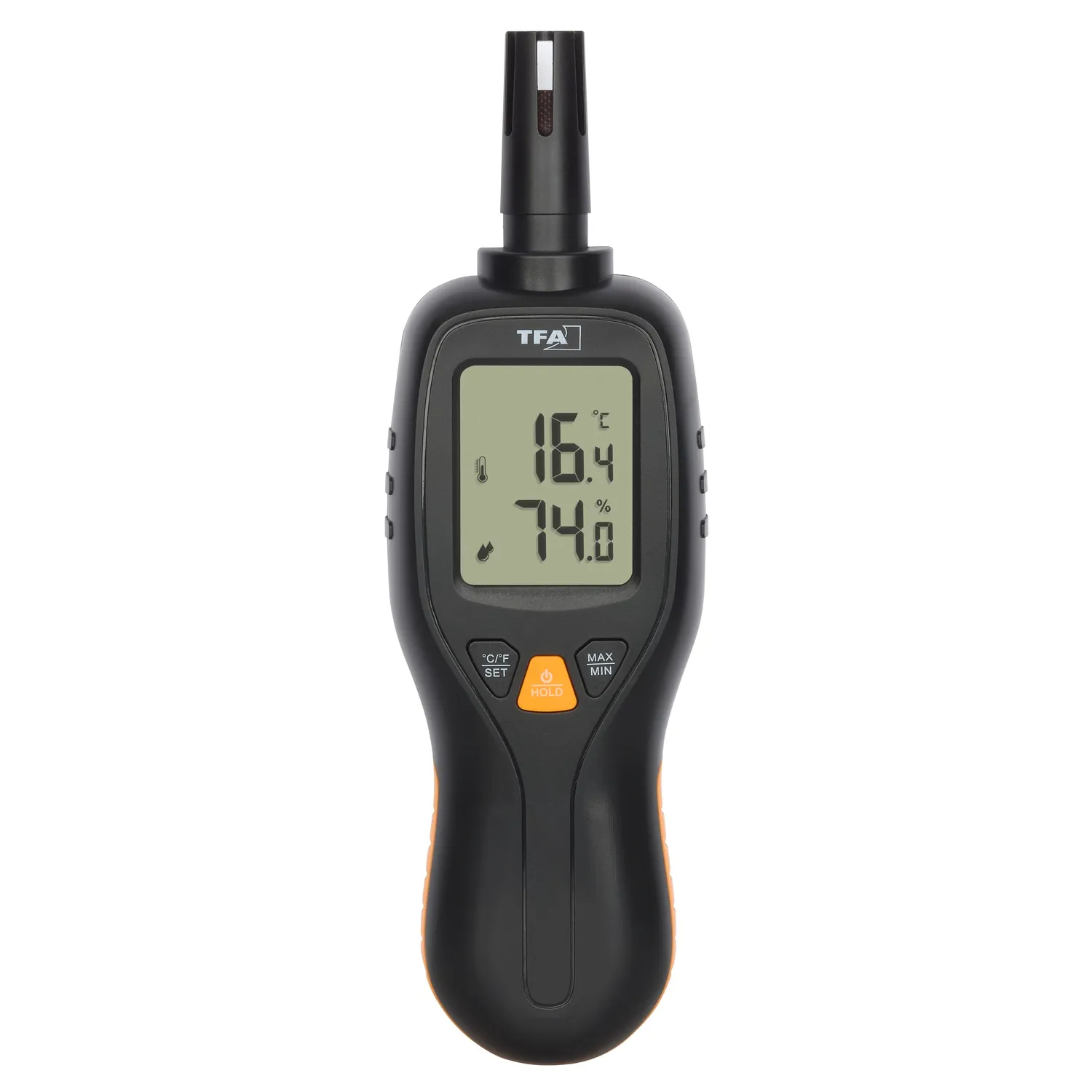 TFA Dostmann 31.1066.01 Hygrometer schwarz 0,3 Grad