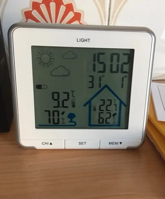 TFA Dostmann Life 35.1153 Funkwetterstation weiß mit Sensor