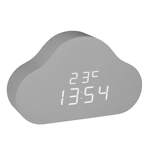 TFA Dostmann Clocco Cloud 60.2040 Kinderwecker grau Wolke