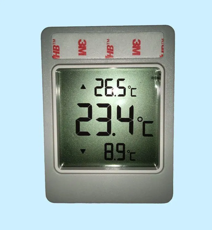 TFA Dostmann Windoo 30.1067.15 Fensterthermometer Grau wetterfest