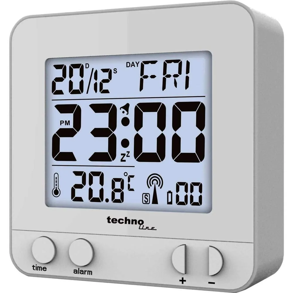Technoline WT 235 Funkwecker digital schwarz Innentemperatur