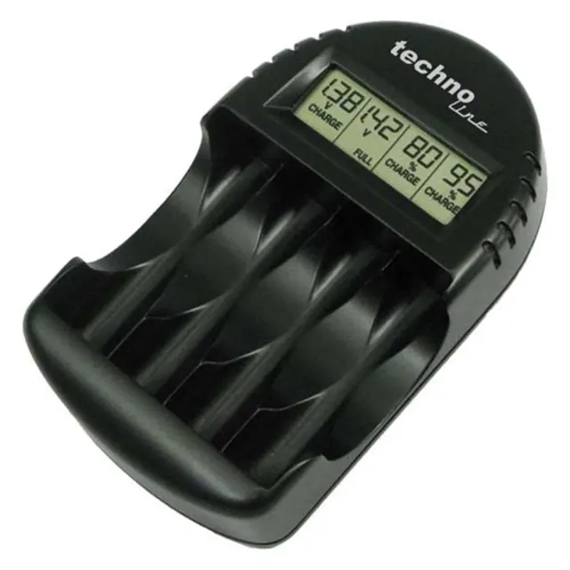Technoline BC 250 Akku-Ladegerät schwarz Mikroprozessor