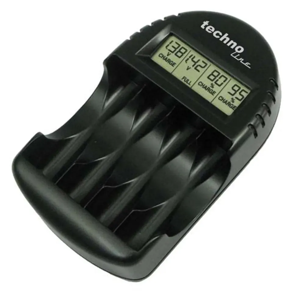 Technoline BC 250 Akku-Ladegerät schwarz Mikroprozessor