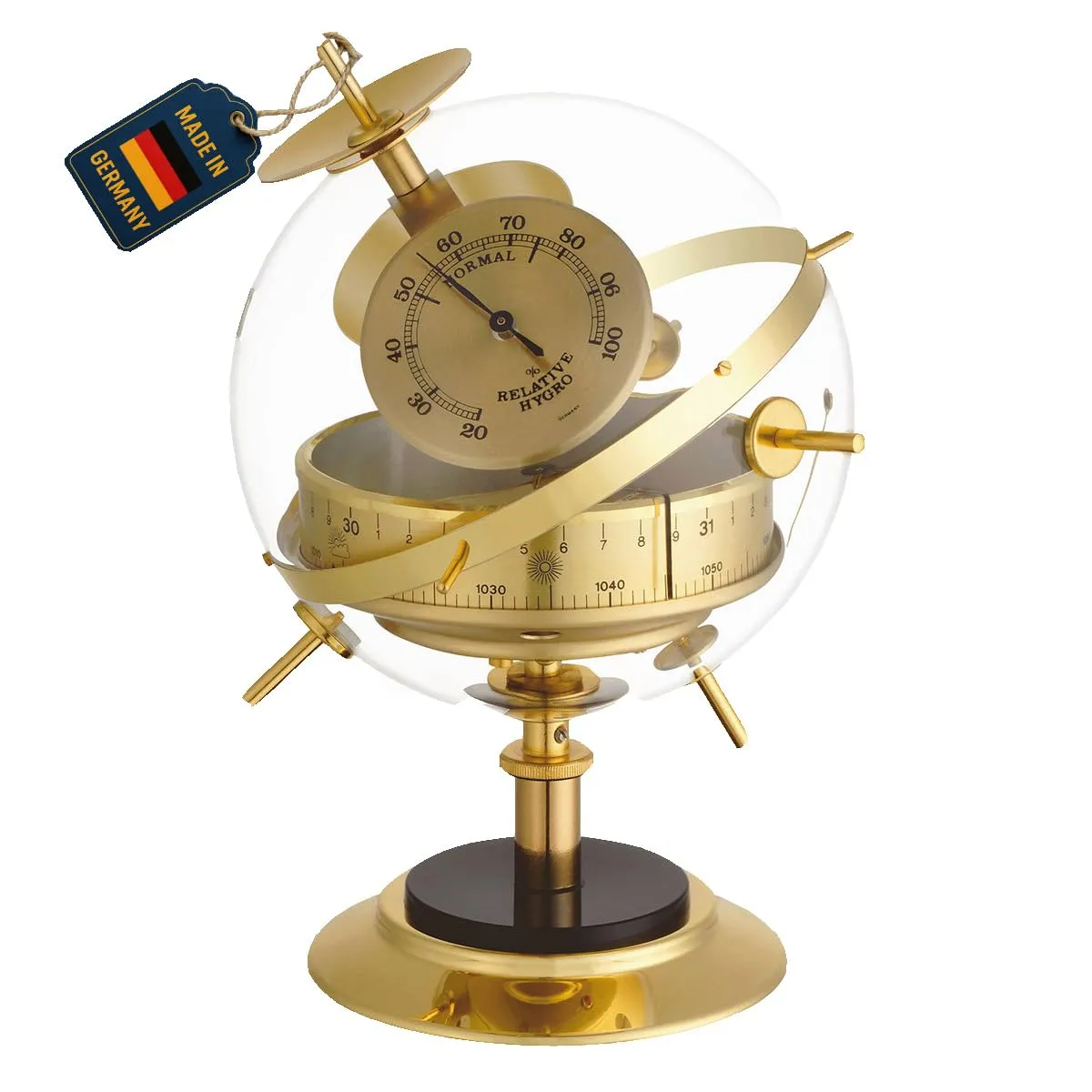 TFA Dostmann Sputnik 20.2047 Wetterstation silber analog