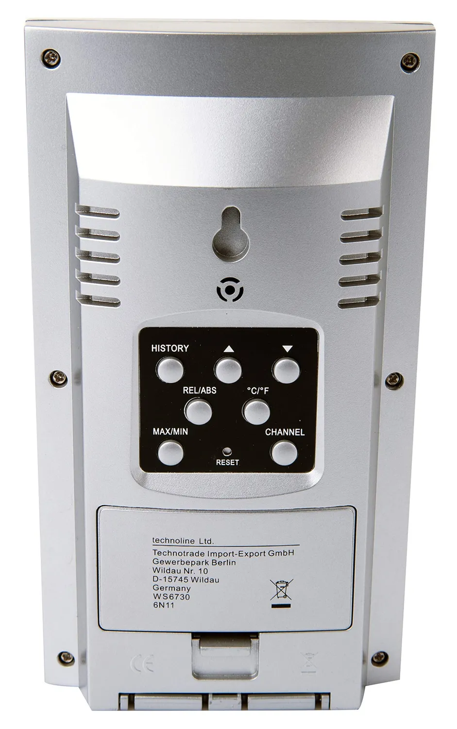 Technoline WS 6730 Wetterstation Funk mit 3 Sensoren möglich