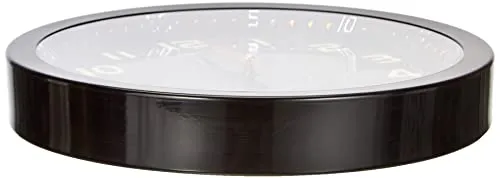 Technoline WT 8972 Funkwanduhr 30 cm schwarz-amber