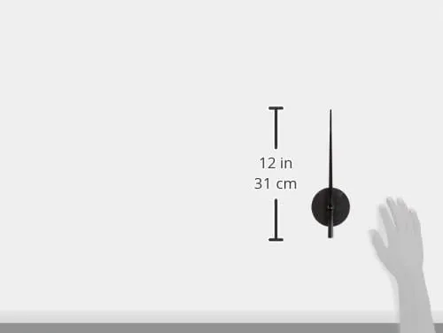TFA Dostmann 60.3036.01 Wanduhr-Uhrwerk schwarz lautlos