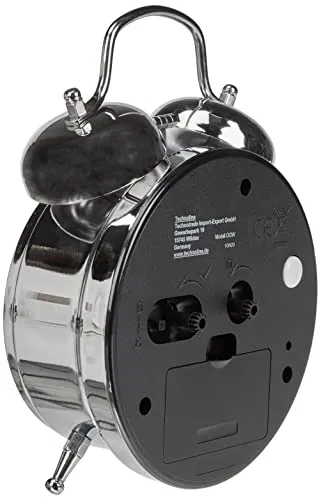 Technoline DGW Doppelglockenwecker analog silber Retro