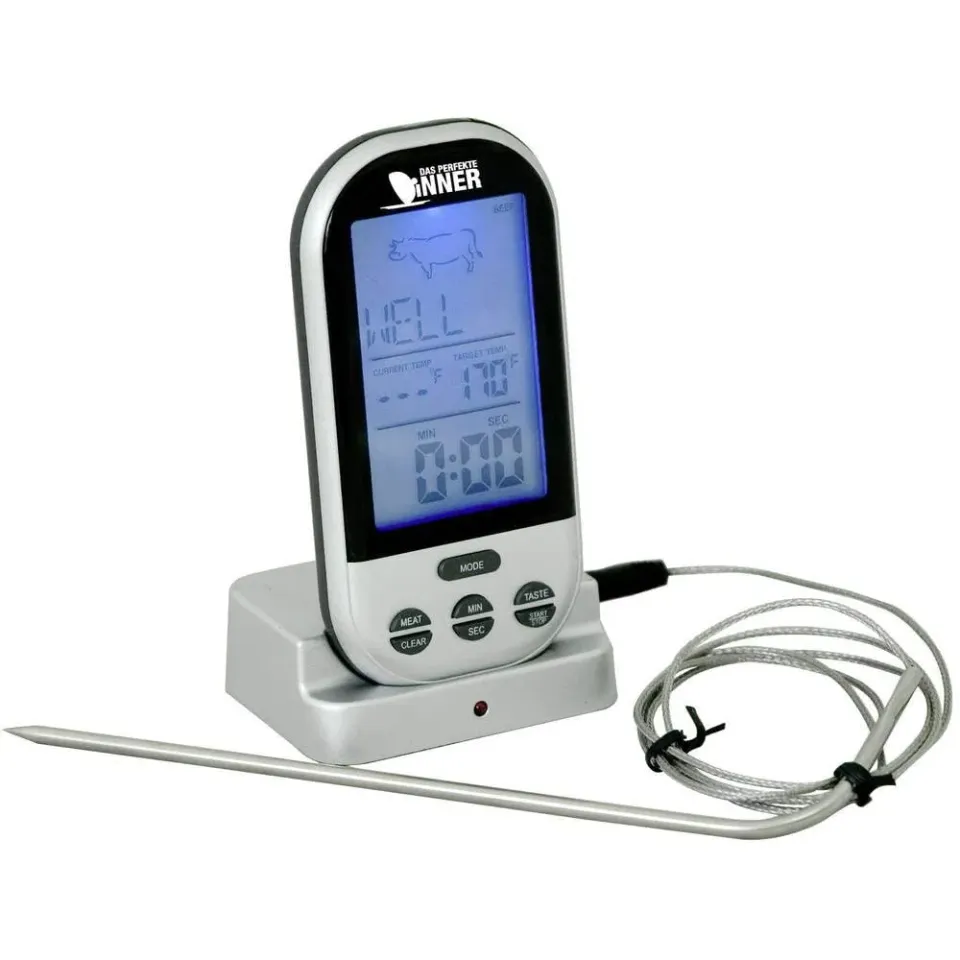 Technoline WS 1050 Funk-Bratenthermometer mit Temperaturalarm