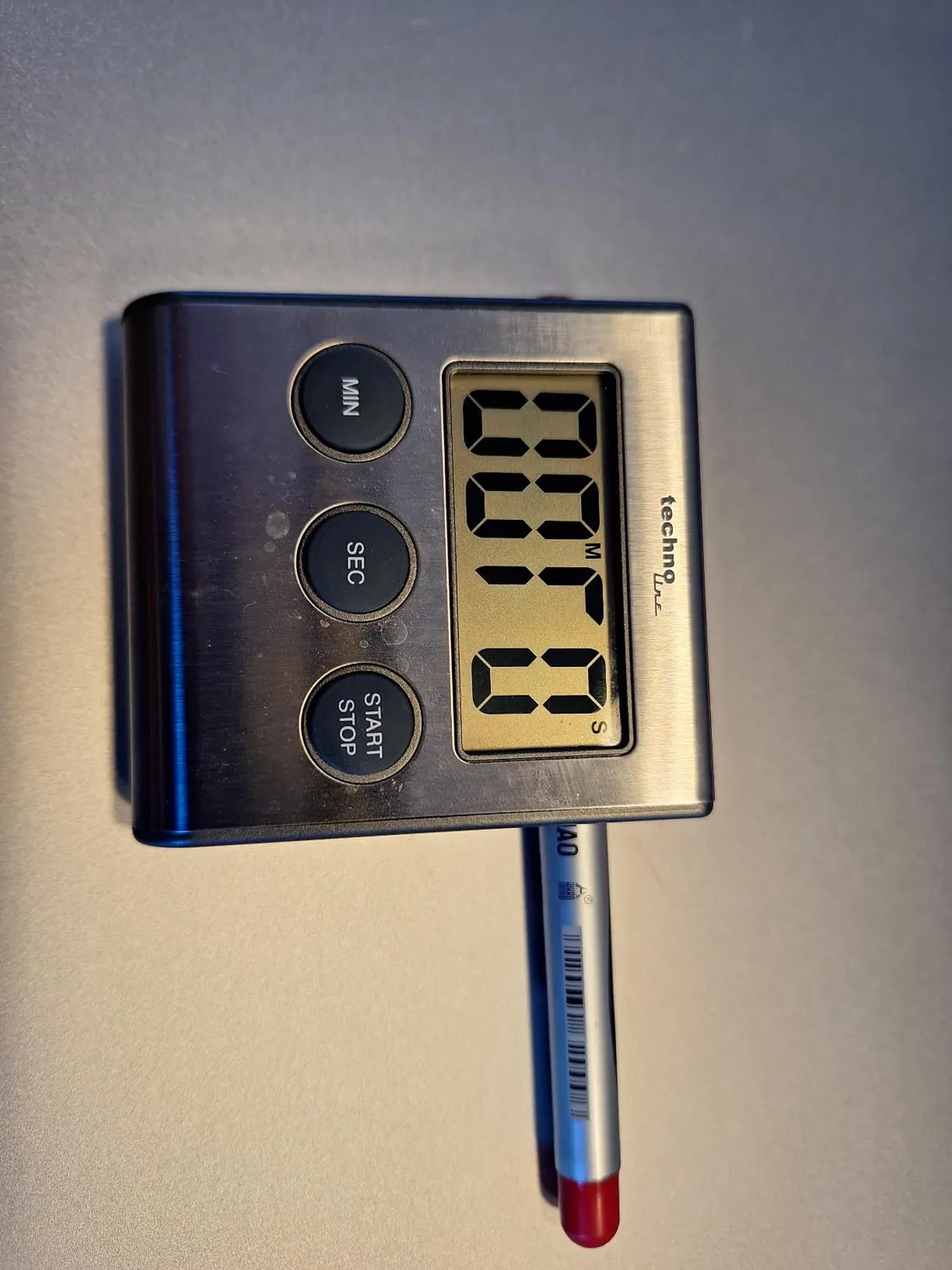 Technoline KT200 Kurzzeitwecker digital Edelstahl Magnet