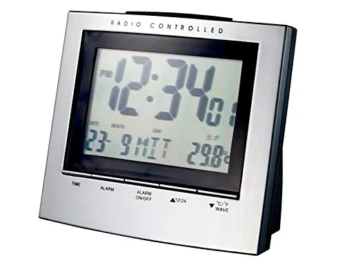 Technoline WT 280 Funkwecker schwarz mit Temperatur