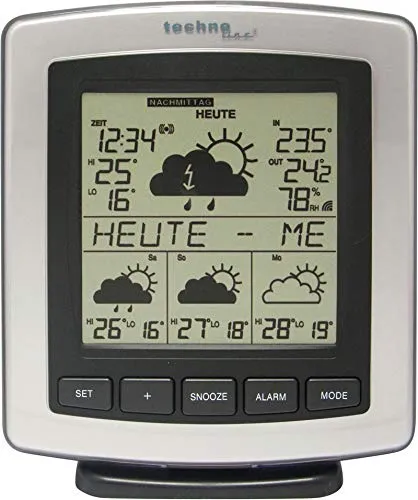 Technoline WD 4204 Wetterstation grau-schwarz 4-Tage-Prognose