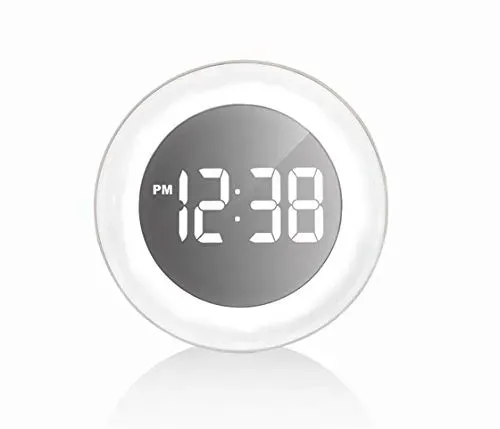 Technoline WS 8086 Quarzuhr Spiegel-LED-Display Stimmungslicht