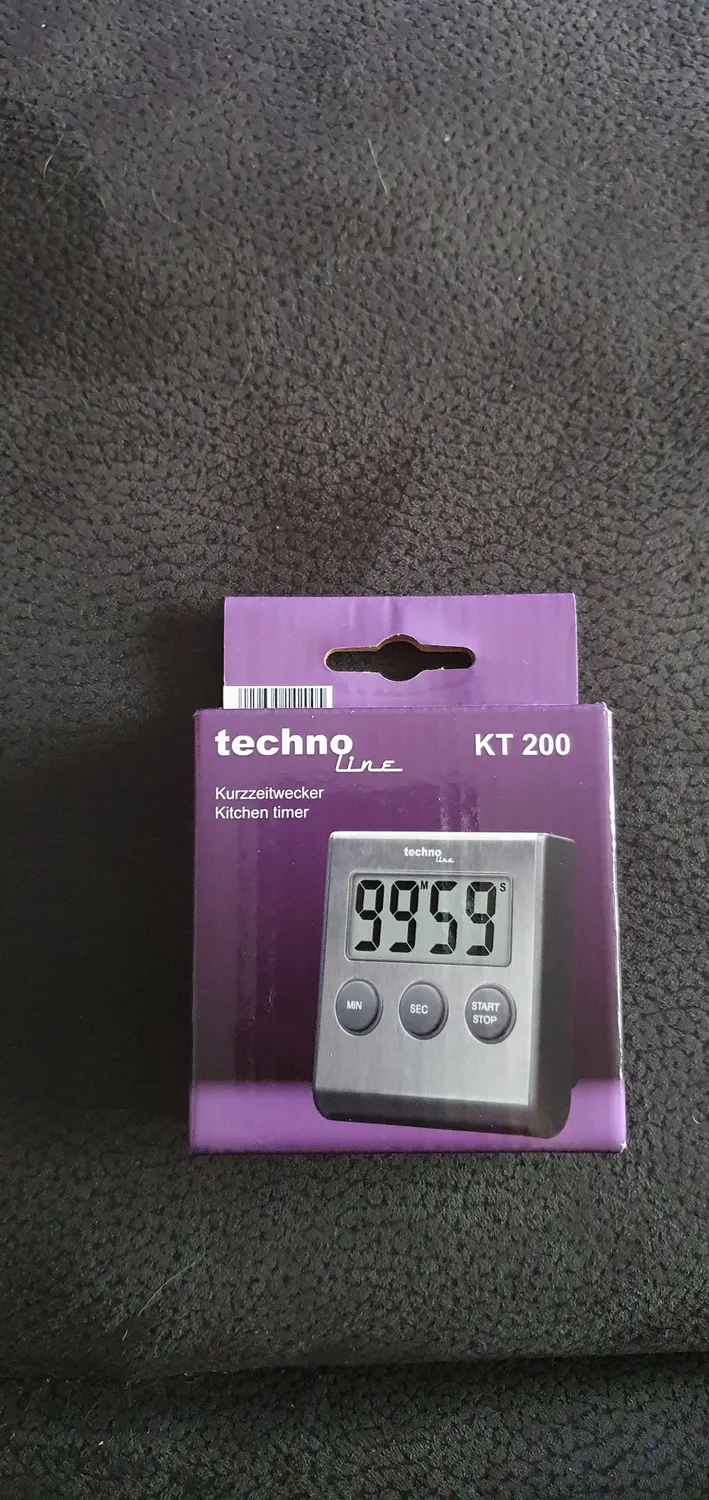 Technoline KT200 Kurzzeitwecker digital Edelstahl Magnet