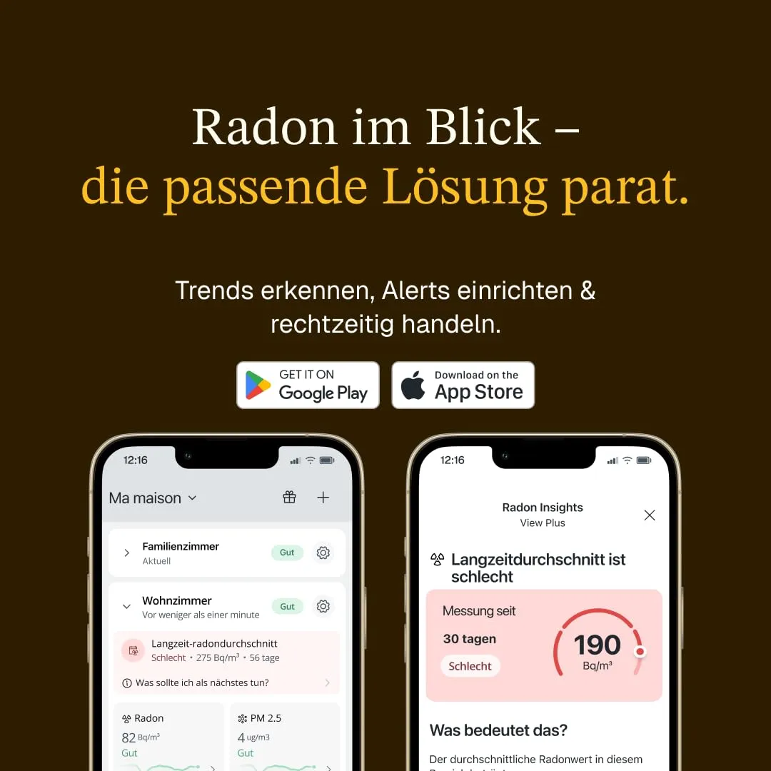 Airthings View Plus 2960 Luftqualitätsmonitor WLAN 7 Sensoren