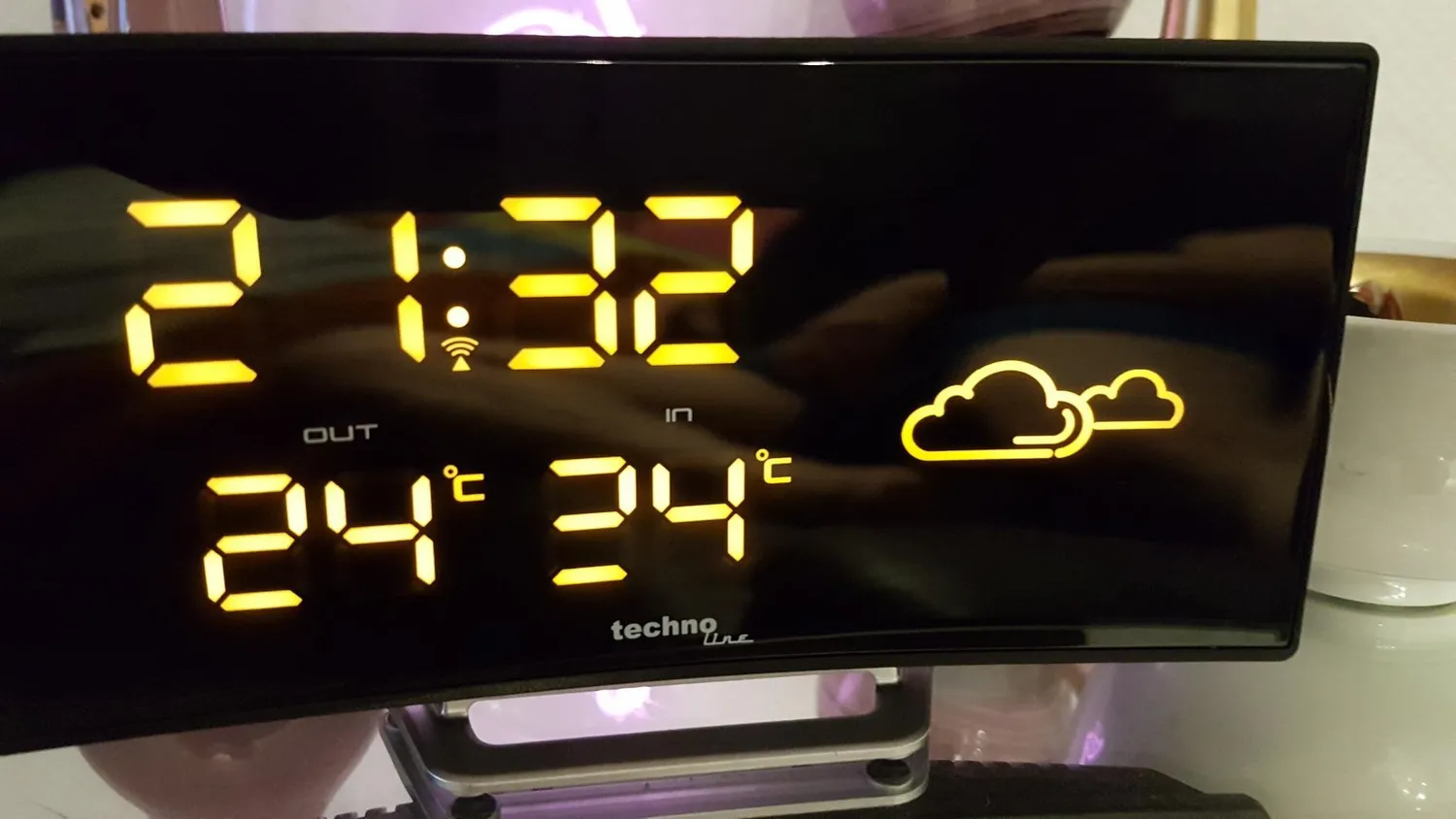 Technoline WS 6832 Wetterstation schwarz Funk