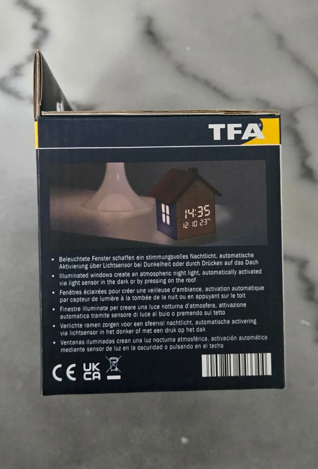 TFA Dostmann 60.2046.06 Kinderwecker Haus bunt Nachtlicht