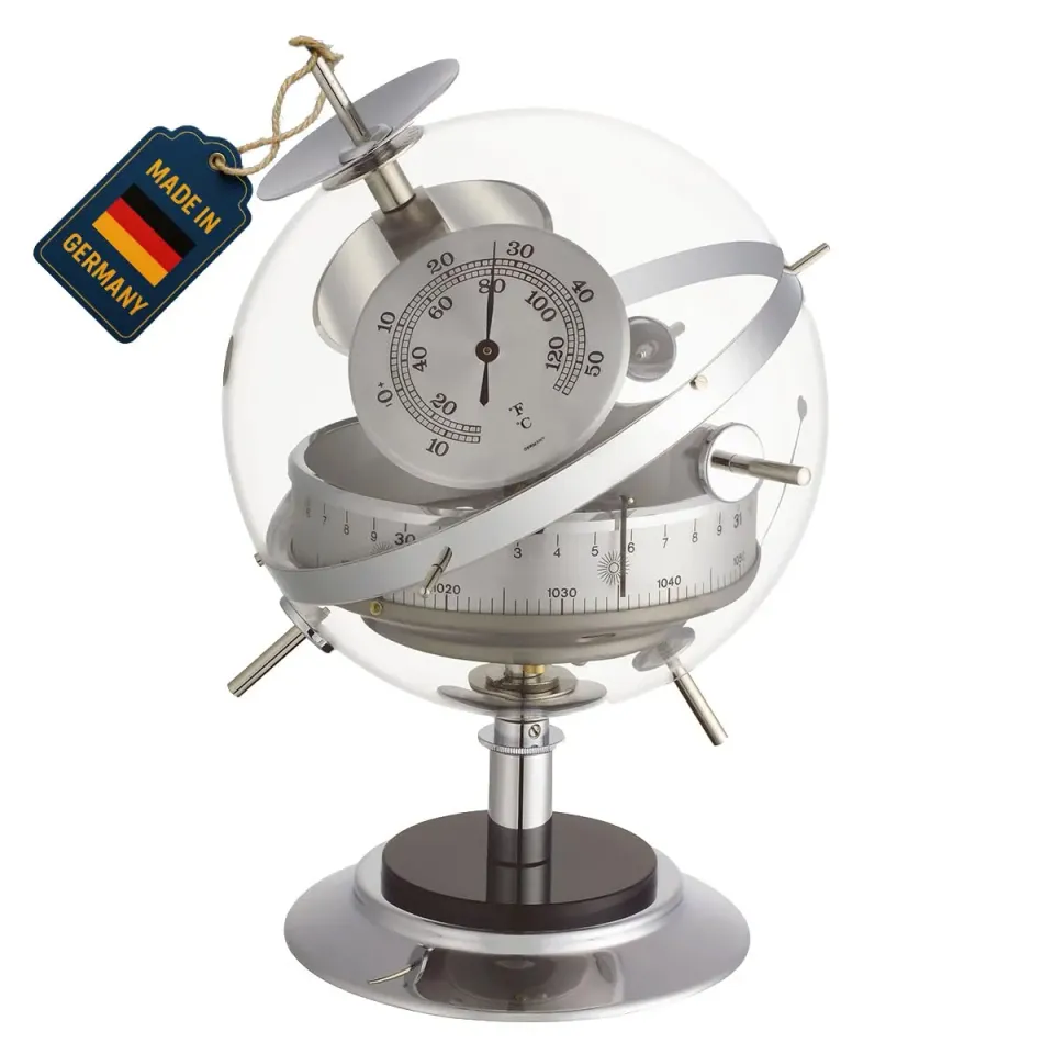 TFA Dostmann Sputnik 20.2047 Wetterstation silber analog