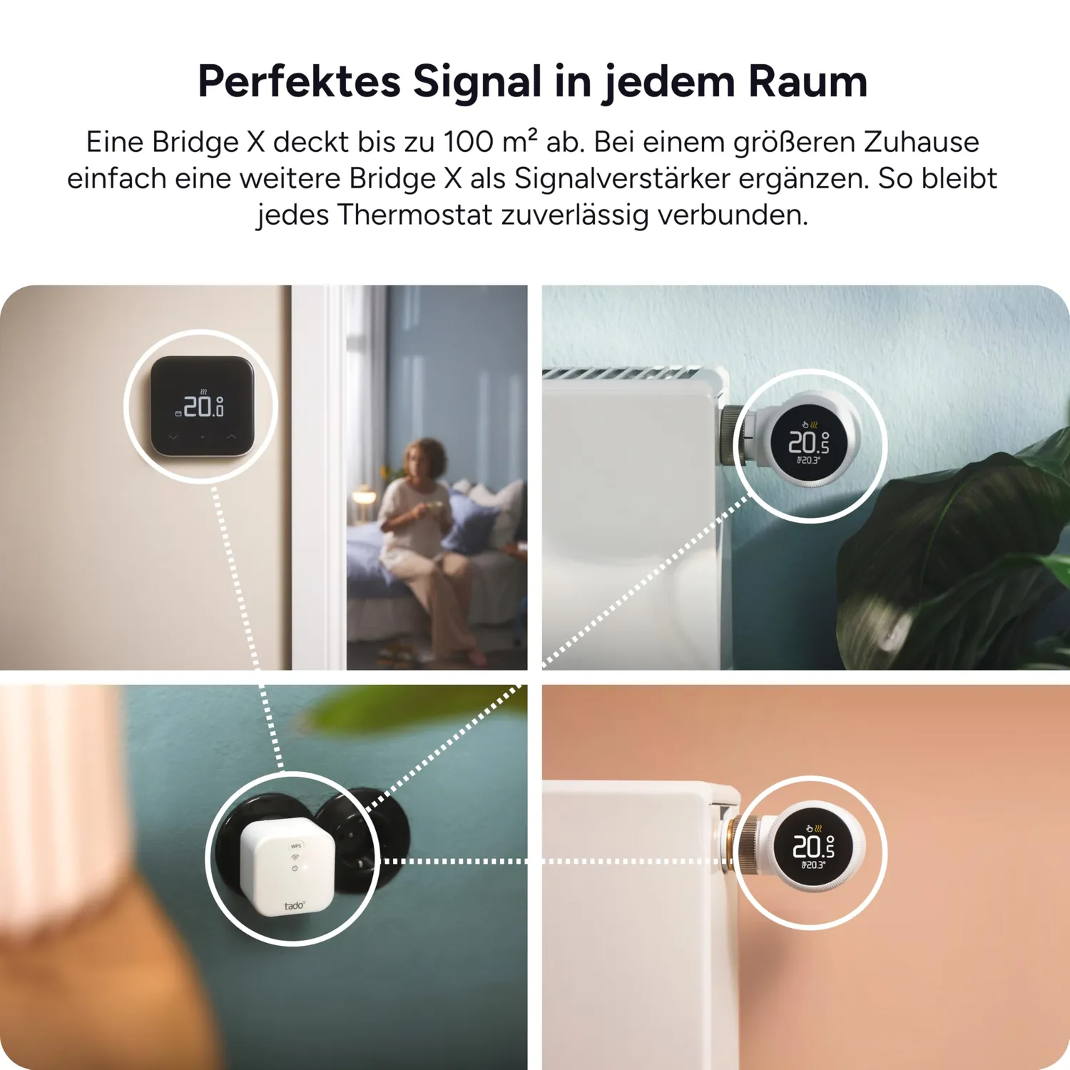 tado° Bridge X Thread Border Router Matter App-Steuerung