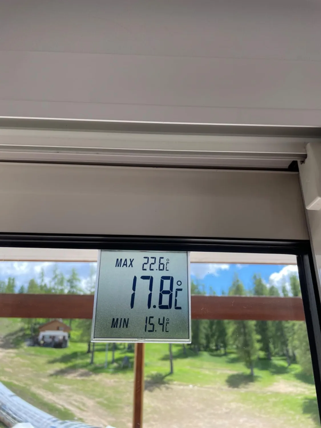 TFA Dostmann Vision 30.1025.10 digitales Fensterthermometer anthrazit