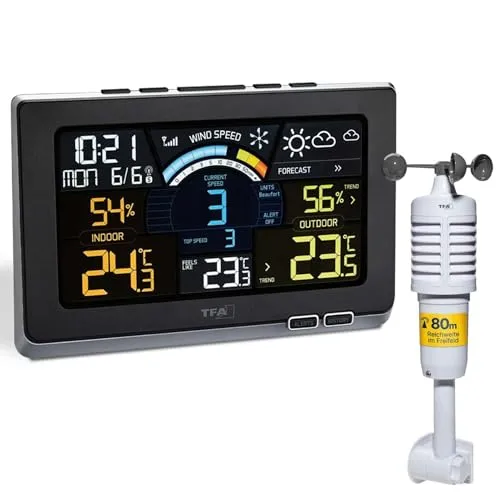 TFA Dostmann Spring Breeze 35.1140.01 Wetterstation Wind