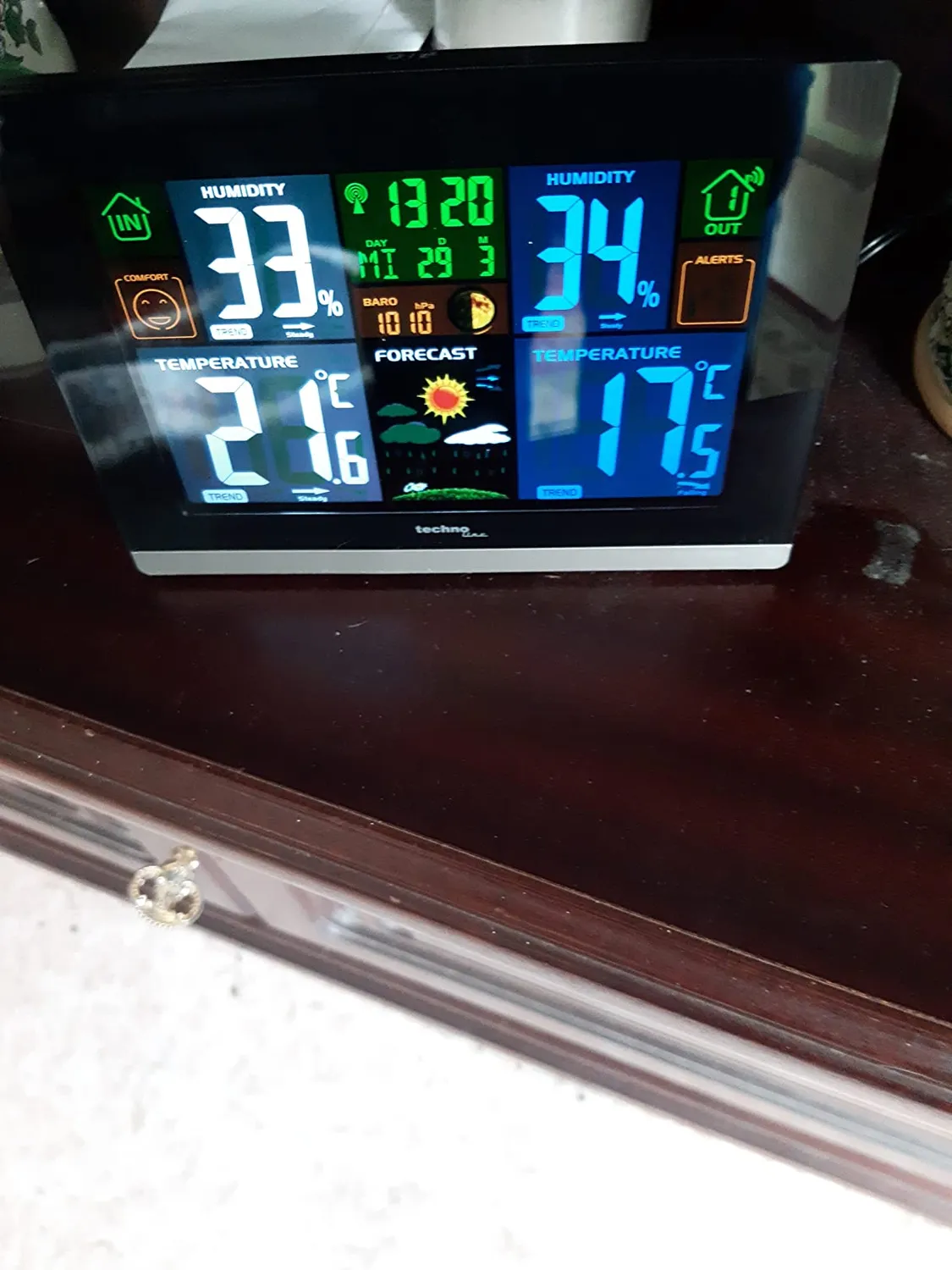 Technoline WS 6442 Funk-Wetterstation Farbdisplay schwarz