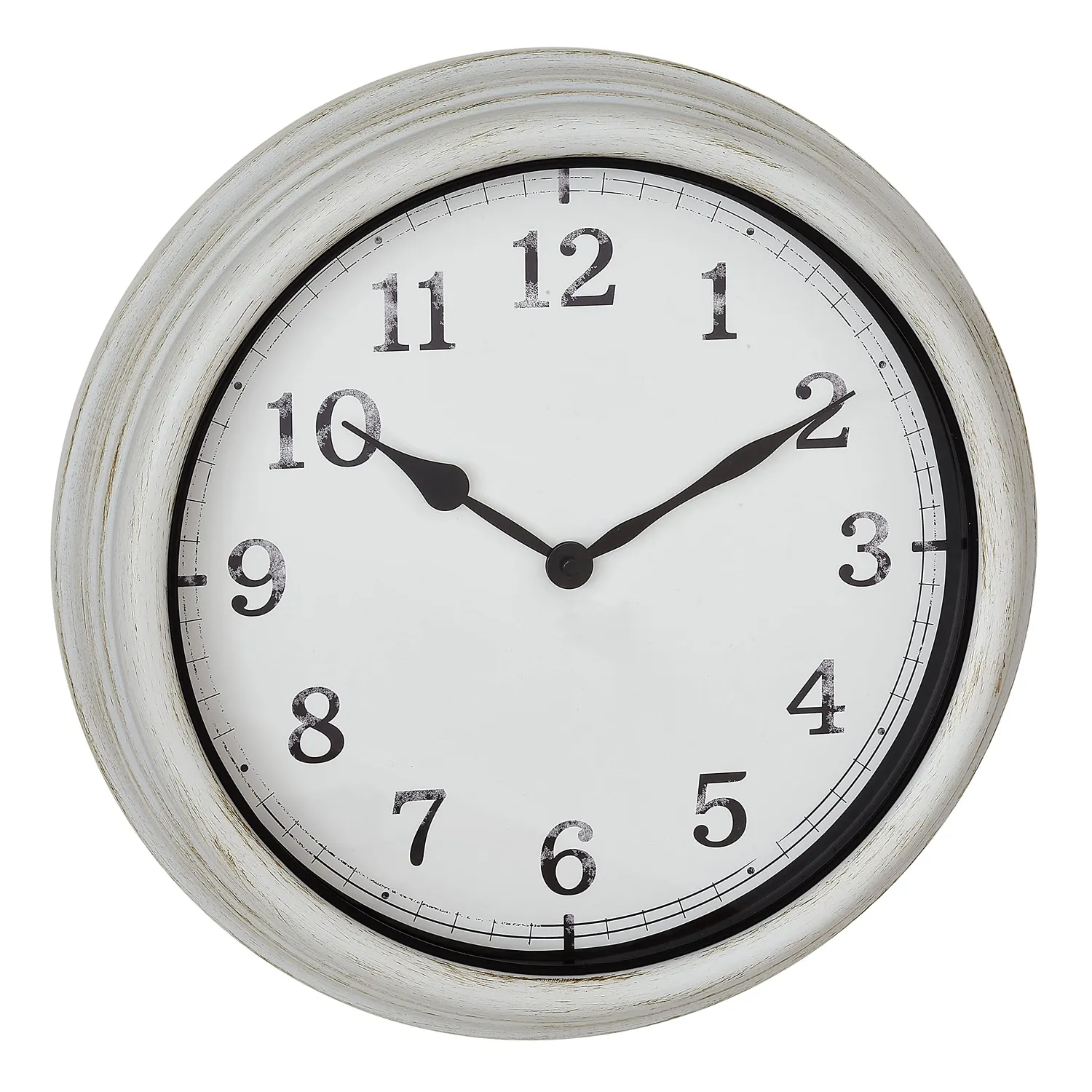 TFA Dostmann 60.3067.02 XL Outdoor-Wanduhr weiß 38cm