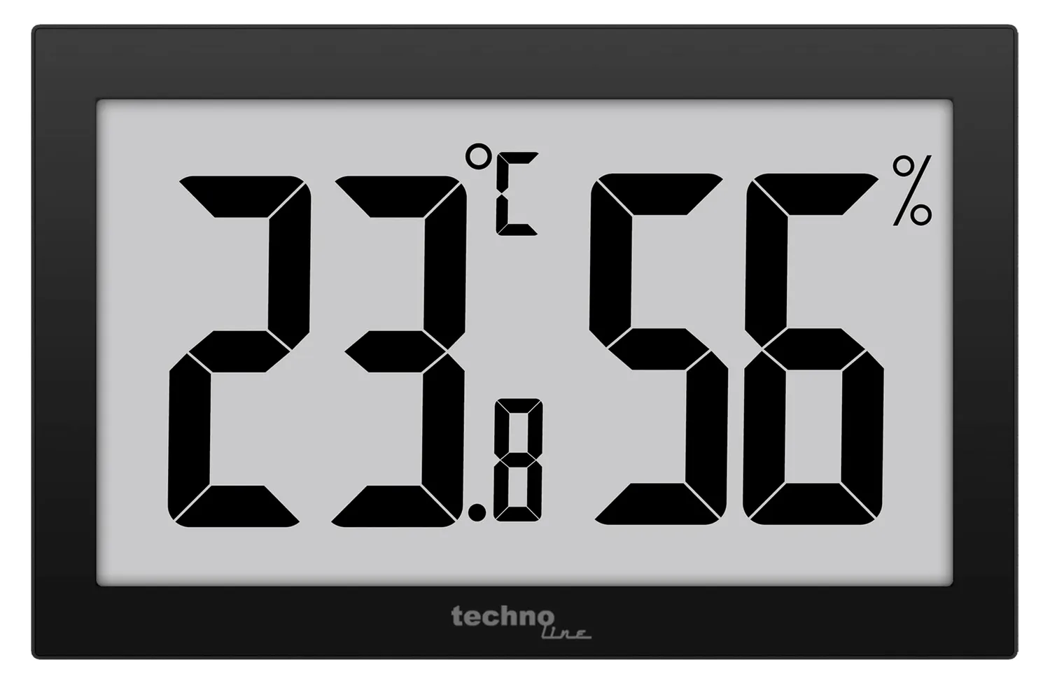 Technoline WS9465 Thermo-Hygrometer schwarz Jumbo-Display
